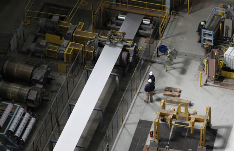 5. En el �rea de galvanizado se producen dos tipos de acabado de calidad automotriz.