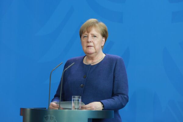 Merkel Makes First Public Appearance Since Quarantine Release, Speaks On Crisis Policies