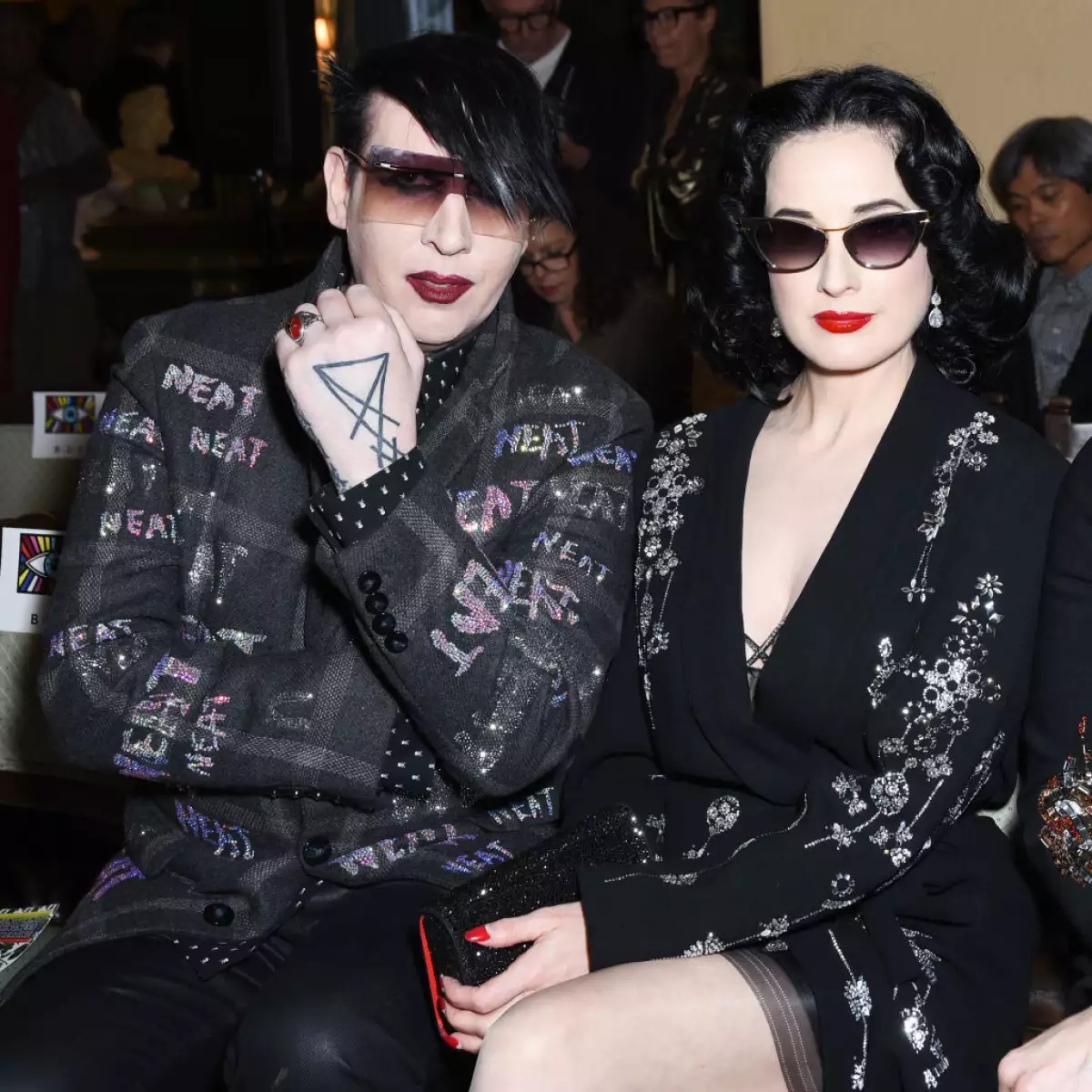 Marilyn Manson y Dita Von Teese