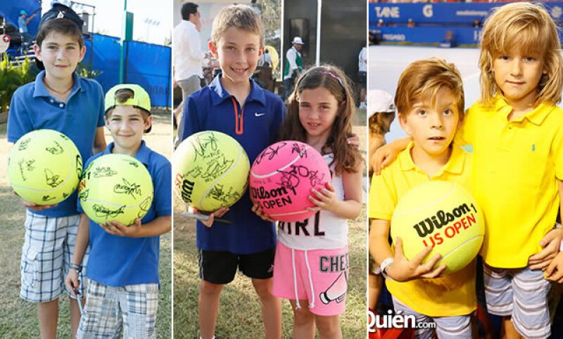 Los niños también tuvieron su participación dentro del torneo.