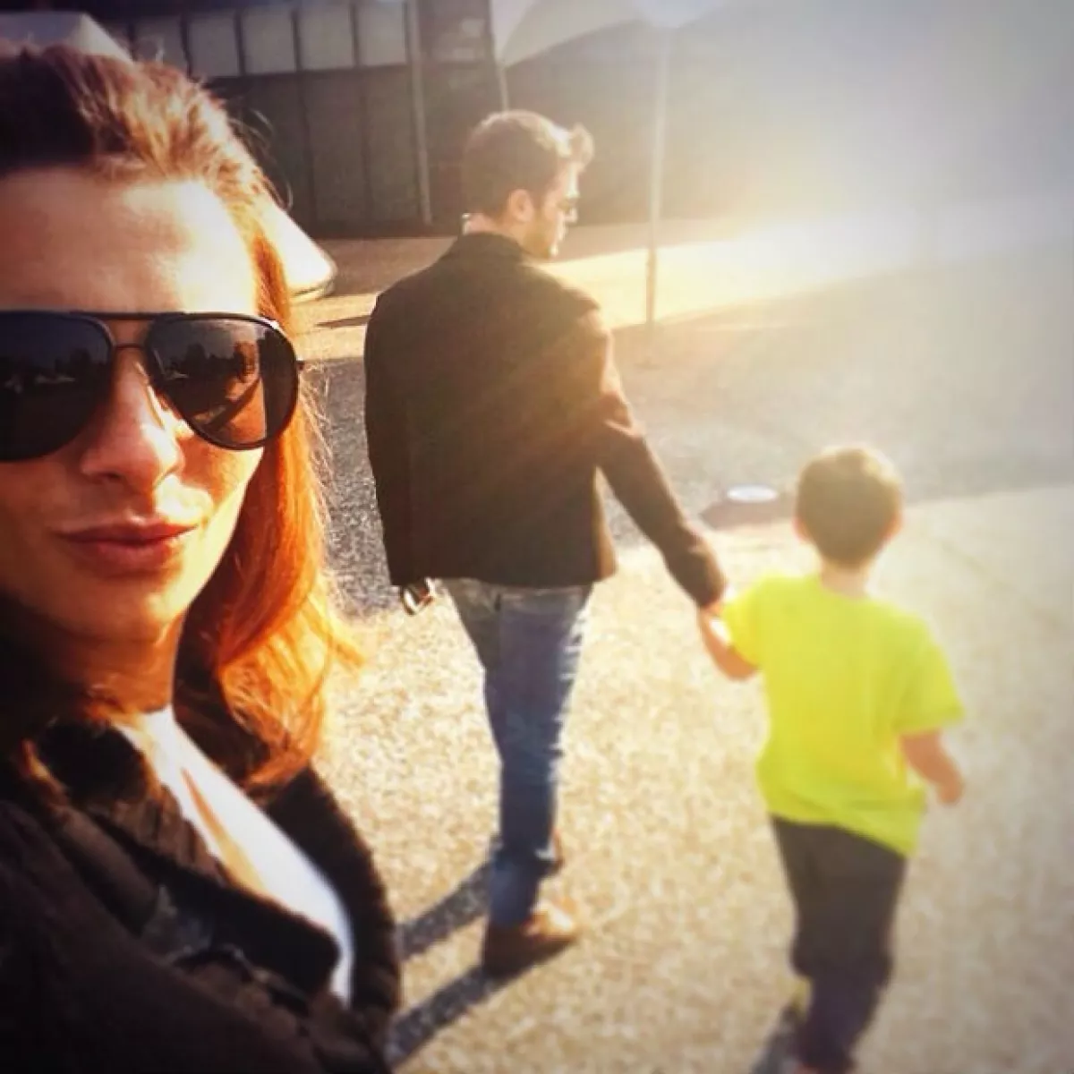 Mark Tacher ya consideraba como su familia a Cecilia Galliano y sus dos hijos Valentina y Santiago.