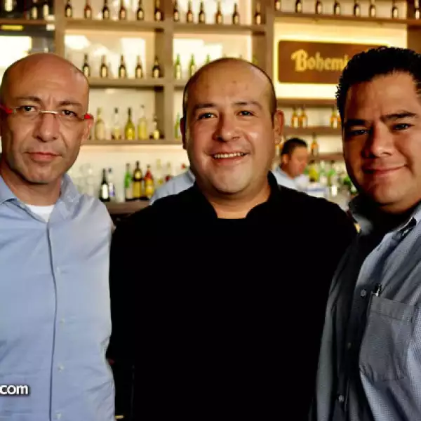 Daniel Pérez Vite, Abdiel Cervantes y Osvaldo Tinoco