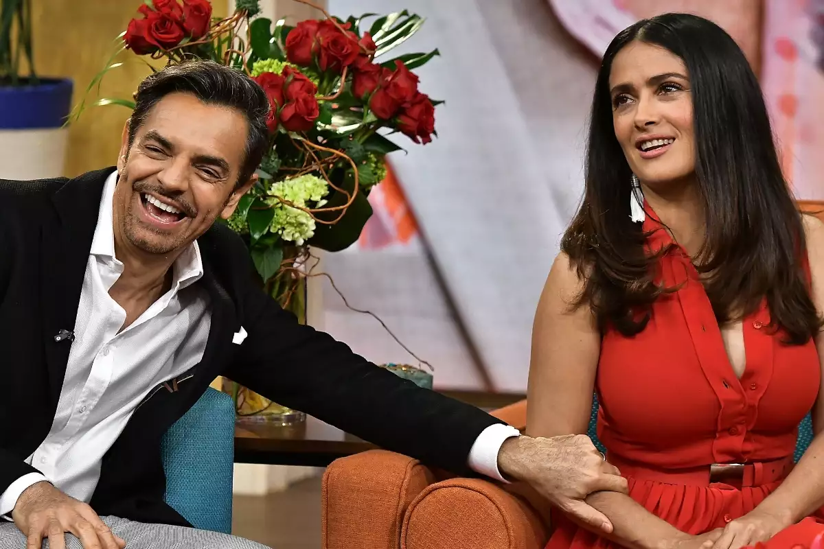 Eugenio Derbez y Salma Hayek
