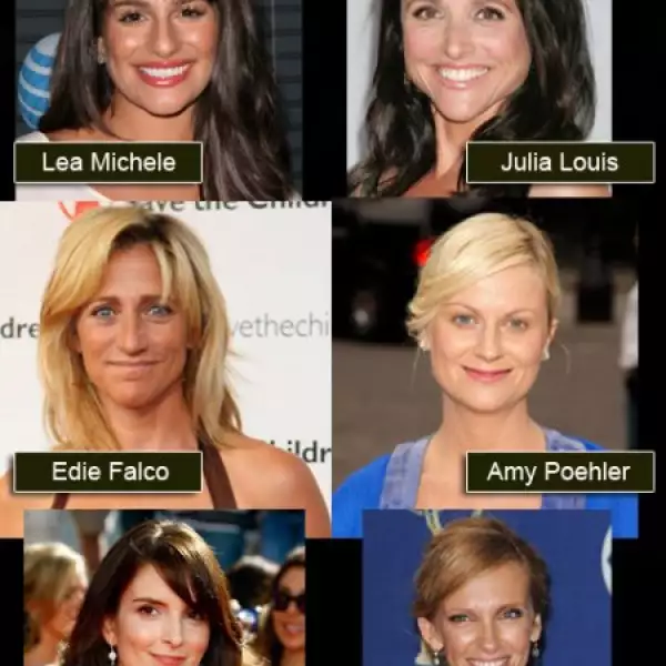 Mejor Actriz de Comedia: Lea Michele `Glee´; Julia Louis-Dreyfus `The new adventures of old Christine´; Edie Falco `Nurse Jackie´; Amy Poehler `Parks and recreation´; Tina Fey `30 rock´ y Toni Collette `United States of Tara´.