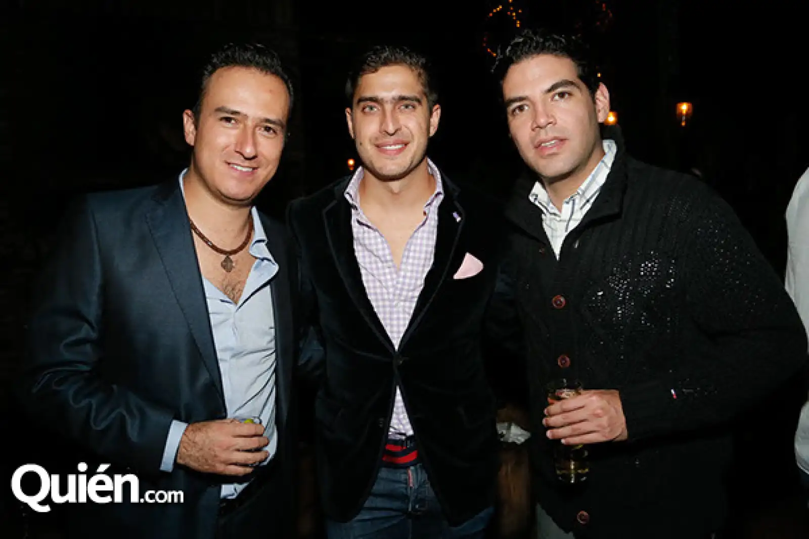 José López, Rodolfo Landeros y Arturo García Lourdes