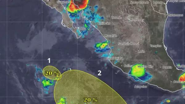 Lluvias hoy: onda tropical número 10 se acerca a la Península de Yucatán