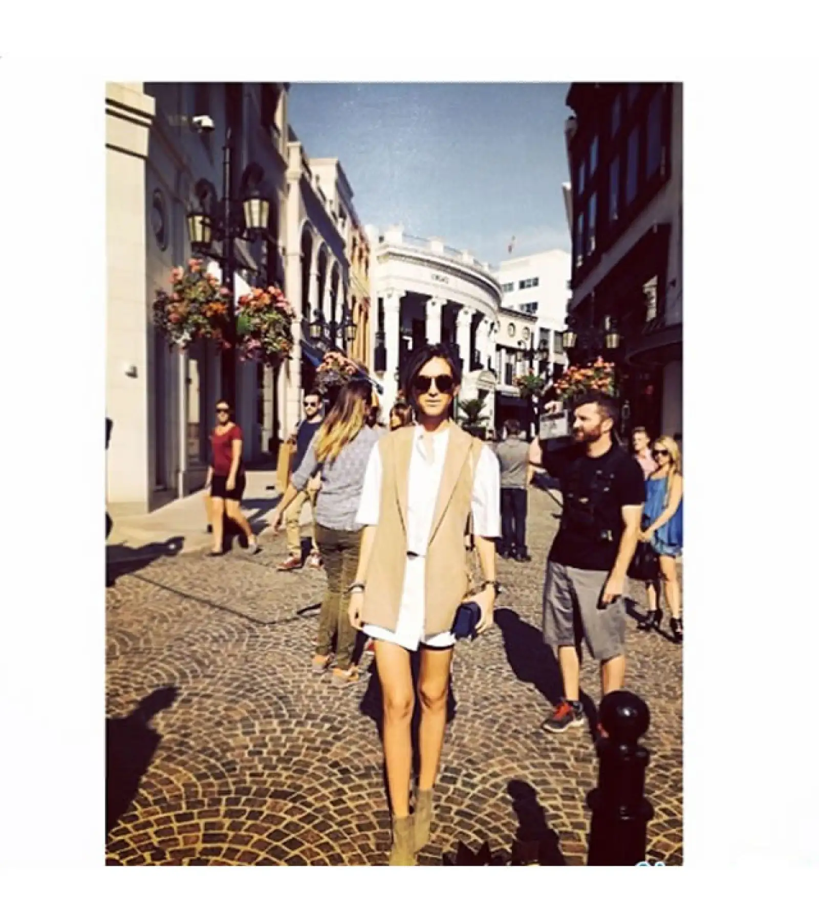 La modelo, Karla Laveaga, con un look ideal para la primavera.