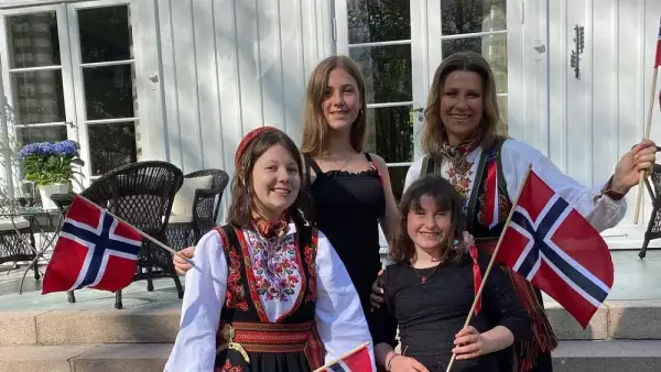 Leah Behn, Marta Luisa de Noruega, Maud Behn y Emma Behn