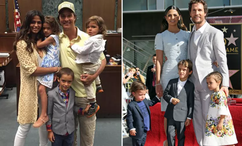 Pocas son las veces en las que vemos a Levi, Vida y Livingston, pero ahora es el propio actor quien presume a su familia luego de que su esposa consiguiera la nacionalidad estadounidense.