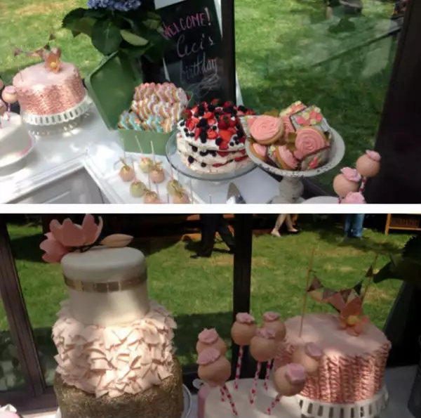 Algunos de los postres que hicieron más dulce la fiesta de cumpleaños de Ceci.
