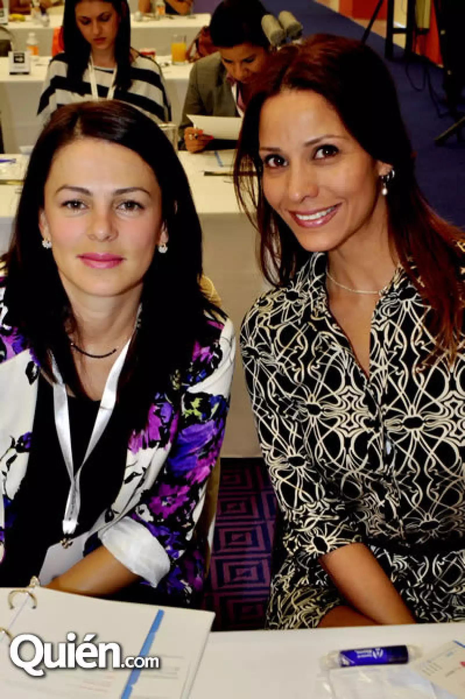 Ivonne Villafuerte de Huerta y Sandra Cantisani