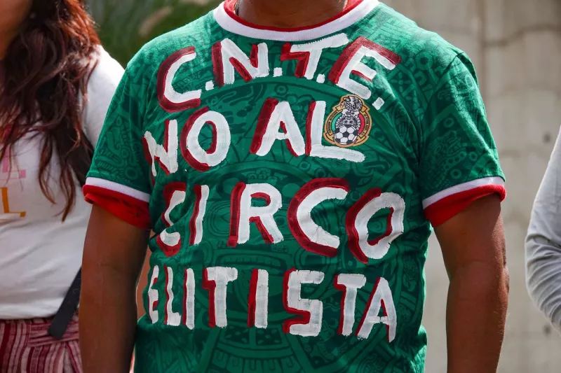 CNTE protesta SEP