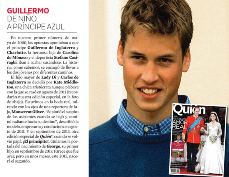 Guillermo de Inglaterra lo vimos crecer hasta convertirse en un hombre de familia.
