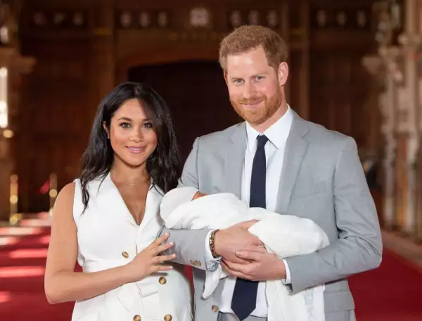 Meghan Markle, Archie Harrison y el príncipe Harry