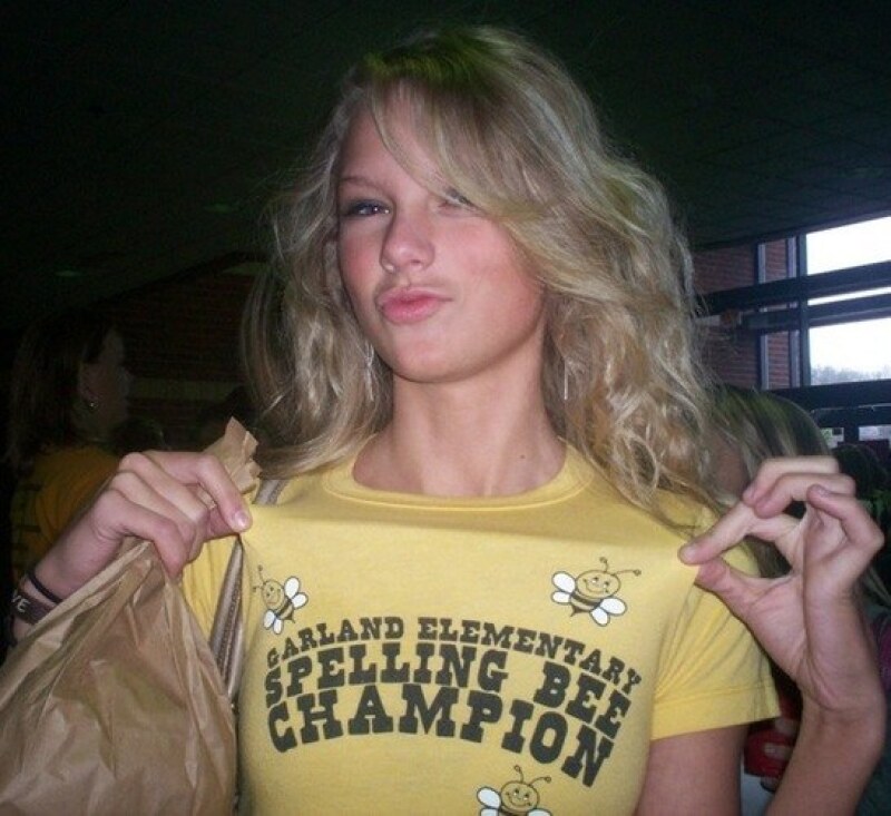 Hace más de una década, Taylor se veía como cualquier adolescente.
