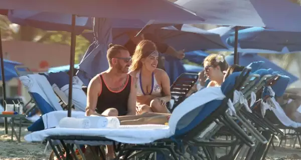 La cantante disfrutó de las playas de Puerto Rico.