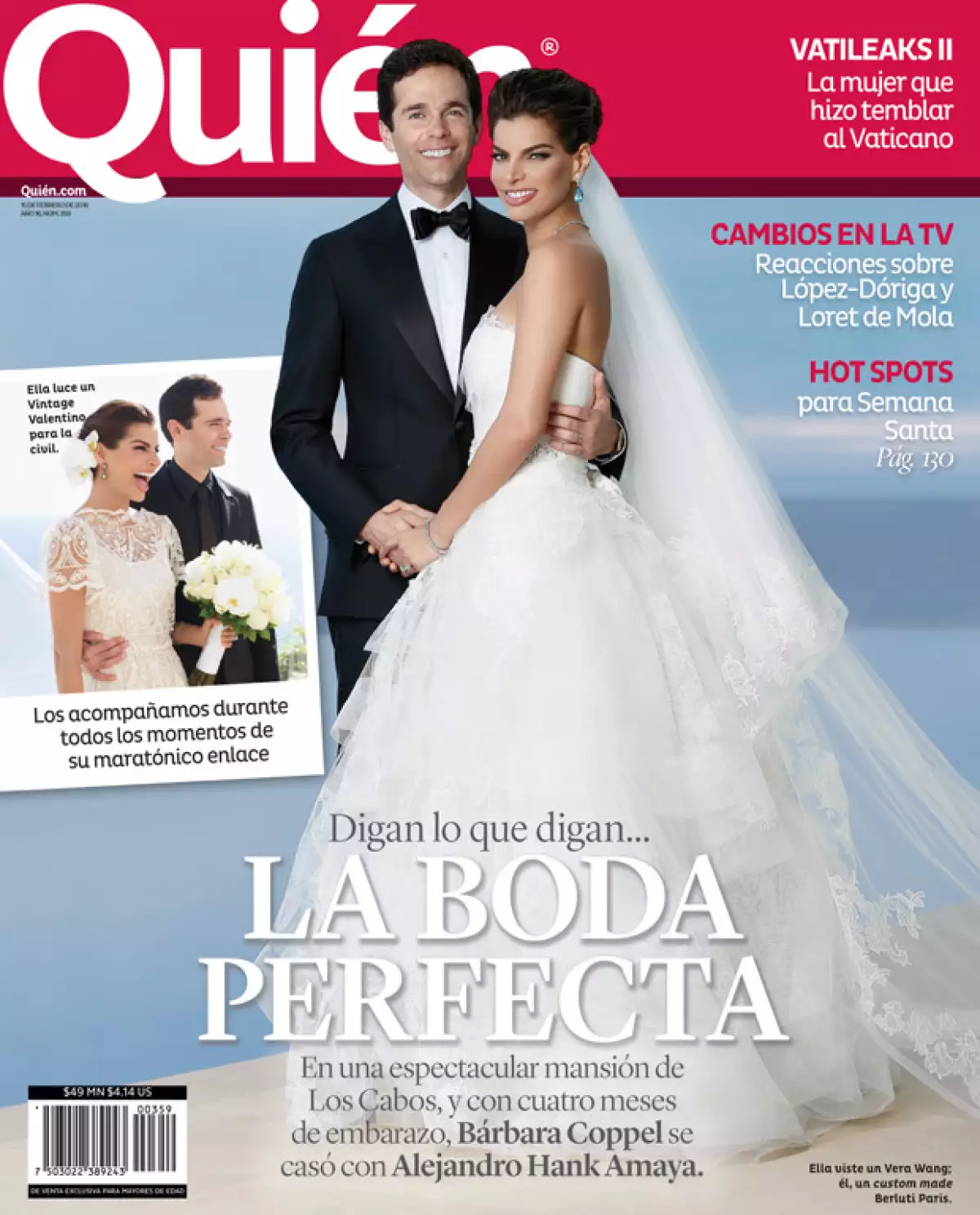 Fotos de los mejores momentos, todos los detalles de los vestidos de Bárbara y la boda civil en exclusiva: en la nueva edición de Quién® te contamos todo sobre la boda más esperada.