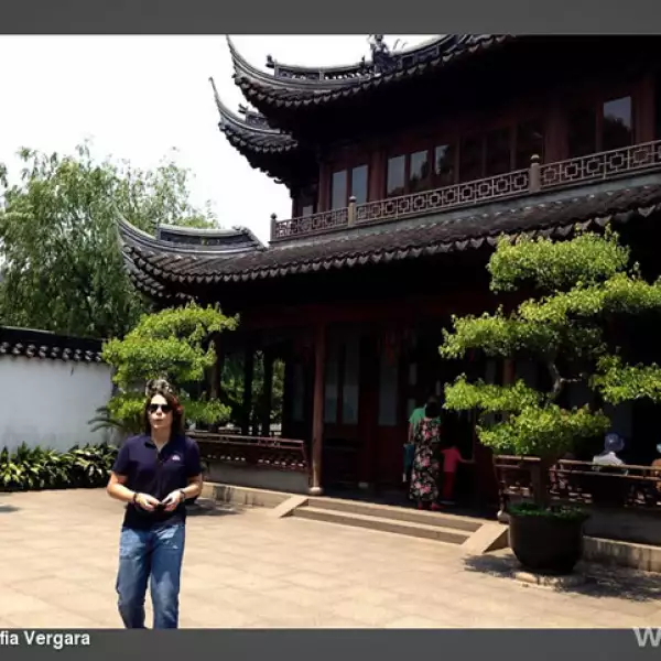 Manolo disfrutando China.