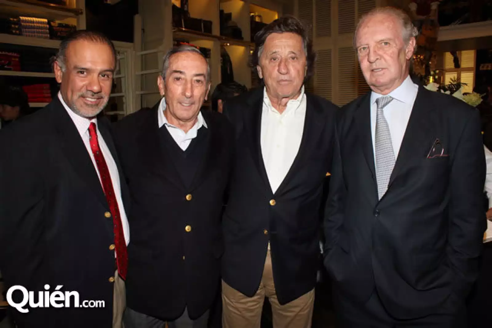 Hector Cabañas, Alfredo Solórzano, Enzo Simonetti y Samuel Solórzano