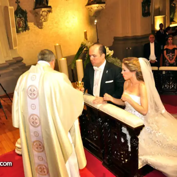 Boda de Carolina González y Bernardo Bichara Assad