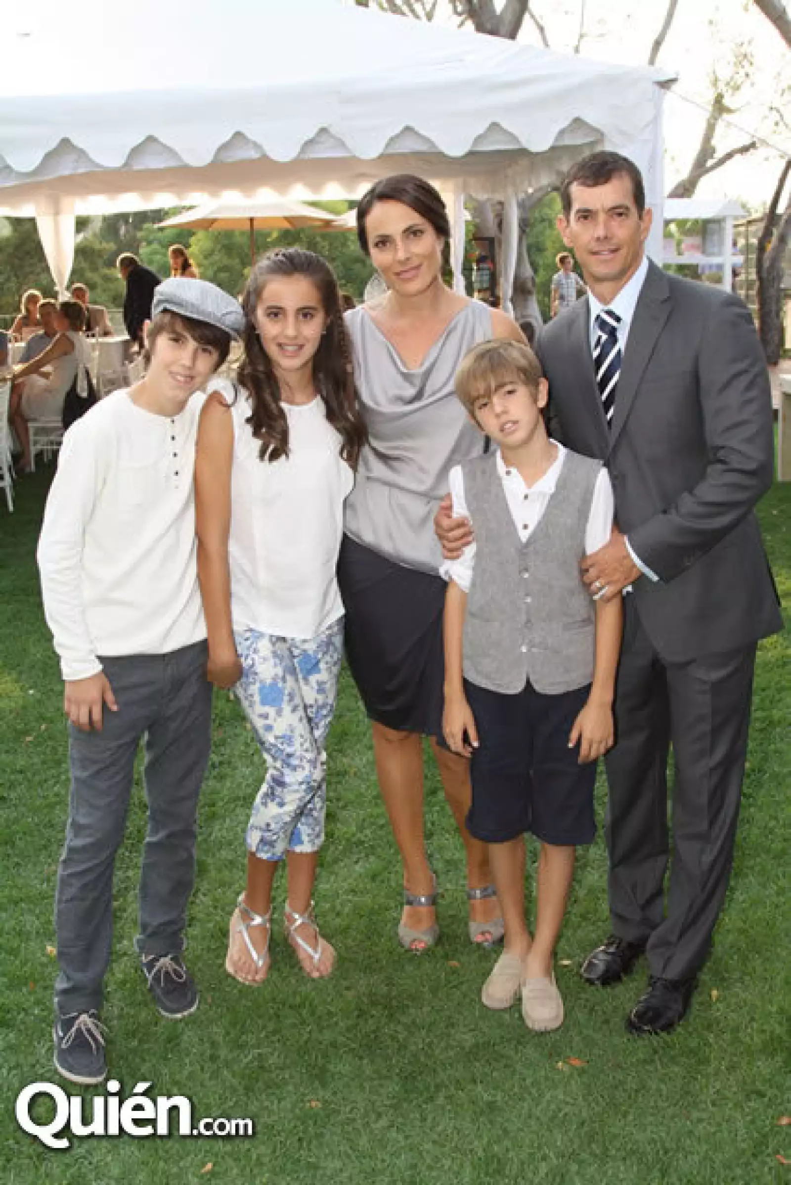 Pablo, Natalia, Diana, Daniel y Raymundo Mabarak