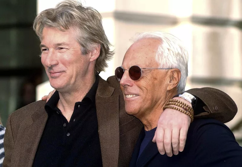 richard gere giorgio armani