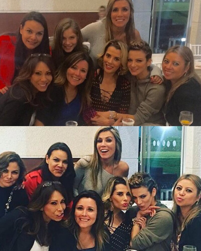 En esta importante fecha, Silvia estuvo acompañada por sus mejores amigas.