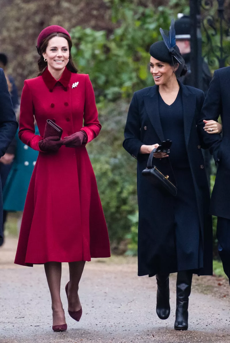 The Royal Family Attend Church On Christmas Day