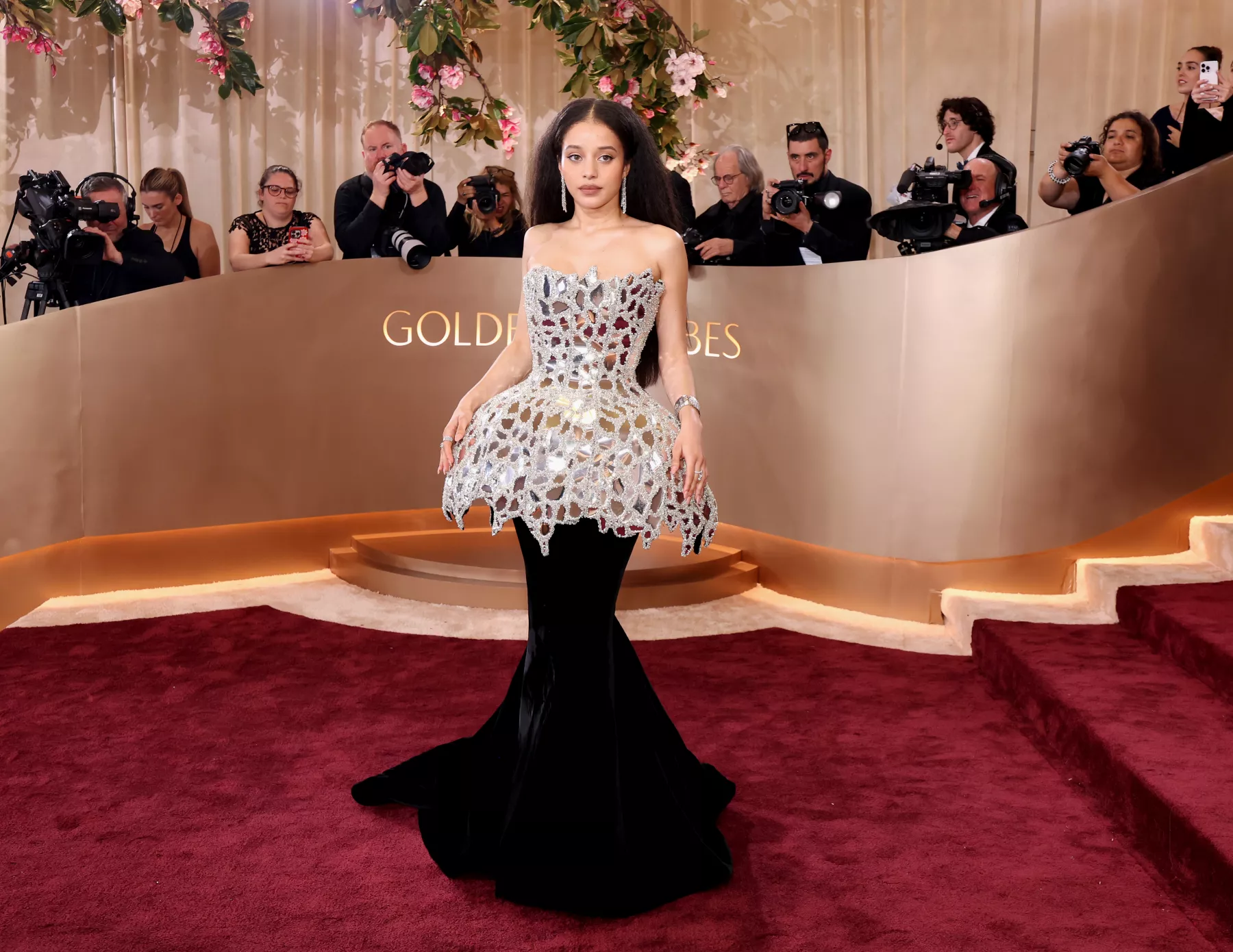 plateado golden globes tendencia evento