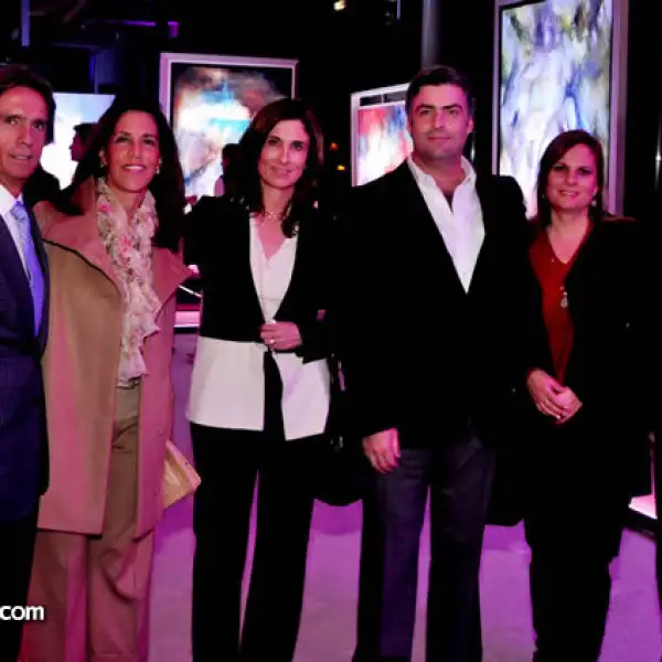 Luis Durán, Cristy Ancira de Durán, Patricia Durán, Patricio Garza, Mariquel Zambrano de Garza y Javier Garza