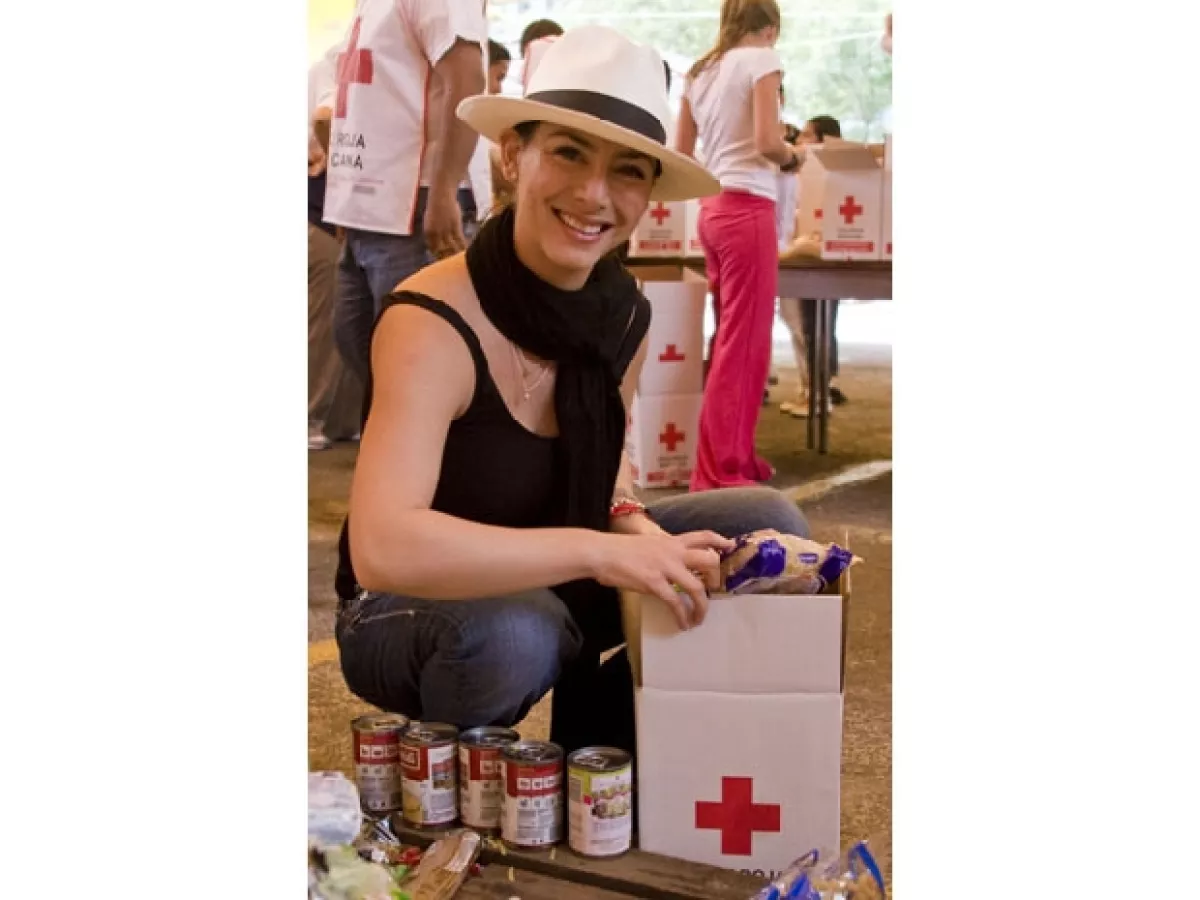 La conductora desea aportar su granito de arena para ayudar a los damnificados.