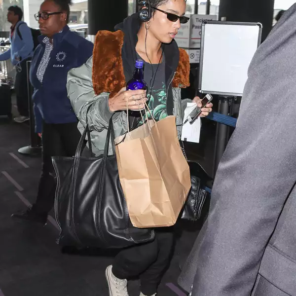 Zoe Kravitz at LAX International Airport, Los Angeles, USA - 11 Jan 2018