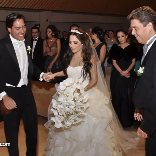 Samuel Carpio,María Fernánda Villalobos y Enrique Villalobos