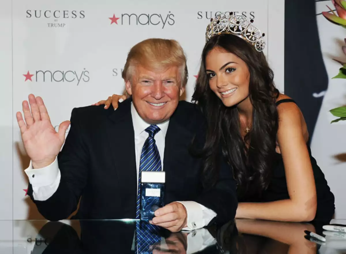 El dueño de Miss Universo volvió a poner de manifiesto su aversión hacia nuestro país ayer durante su polémico discurso para ser candidato presidencial de EU... pero al parecer tiene una consentida.