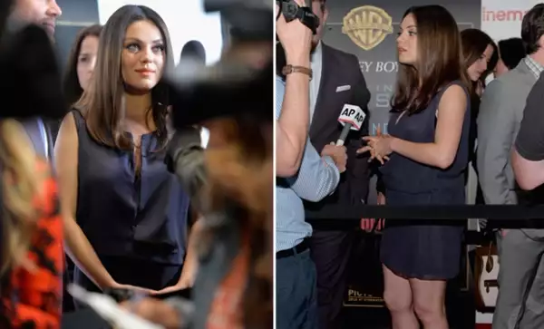 Esta fue su primera aparición en público luego de descubrirse que estaba embarazada.