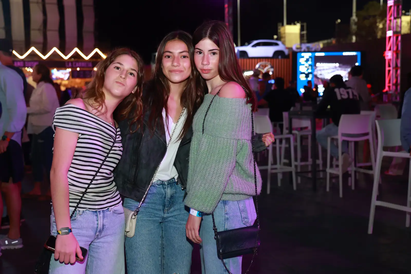Lucía Sánchez , Zoe Tirado y Roberta Forbes 