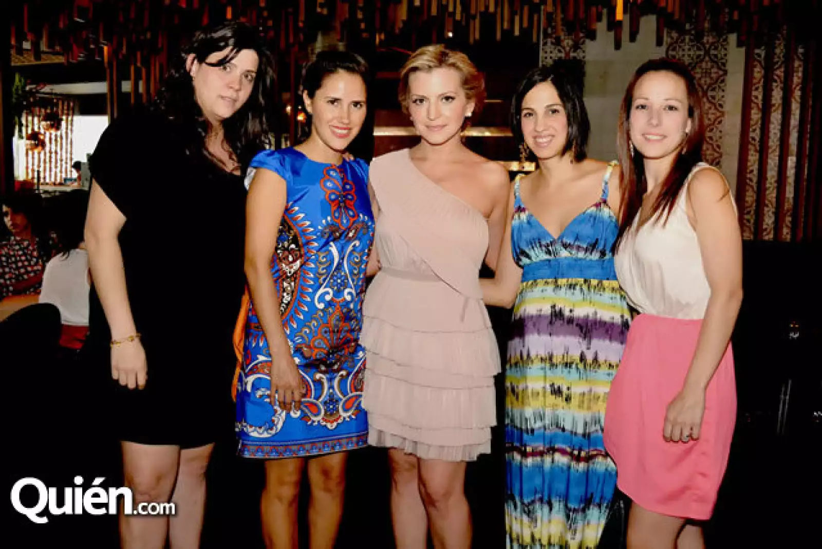Lucía Sada, Olaya Guajardo de Cazares, Mariana Rangel, Marisol Garza y Paulina Cueva