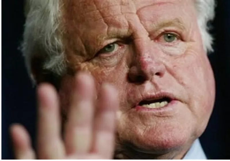El senador Edward Kennedy fue una figura central del Partido Demócrata.  (Foto: AP)