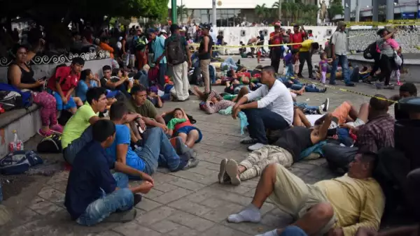 Migrantes de Honduras en México