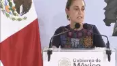 En Veracruz, la presidenta Claudia Sheinbaum asegura que hay “campaña tremenda” contra AMLO