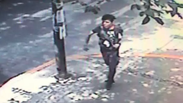 Él es el agresor de la periodista Andrea Noel.