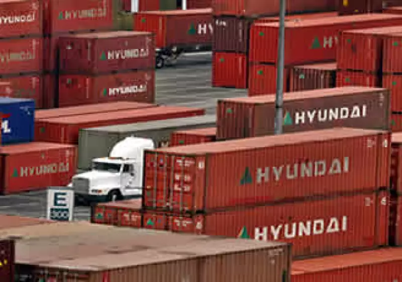 Colonet busca aprovechar la saturación de los puertos de la costa oeste de EU, como es el caso de Long Beach (Foto: AP)