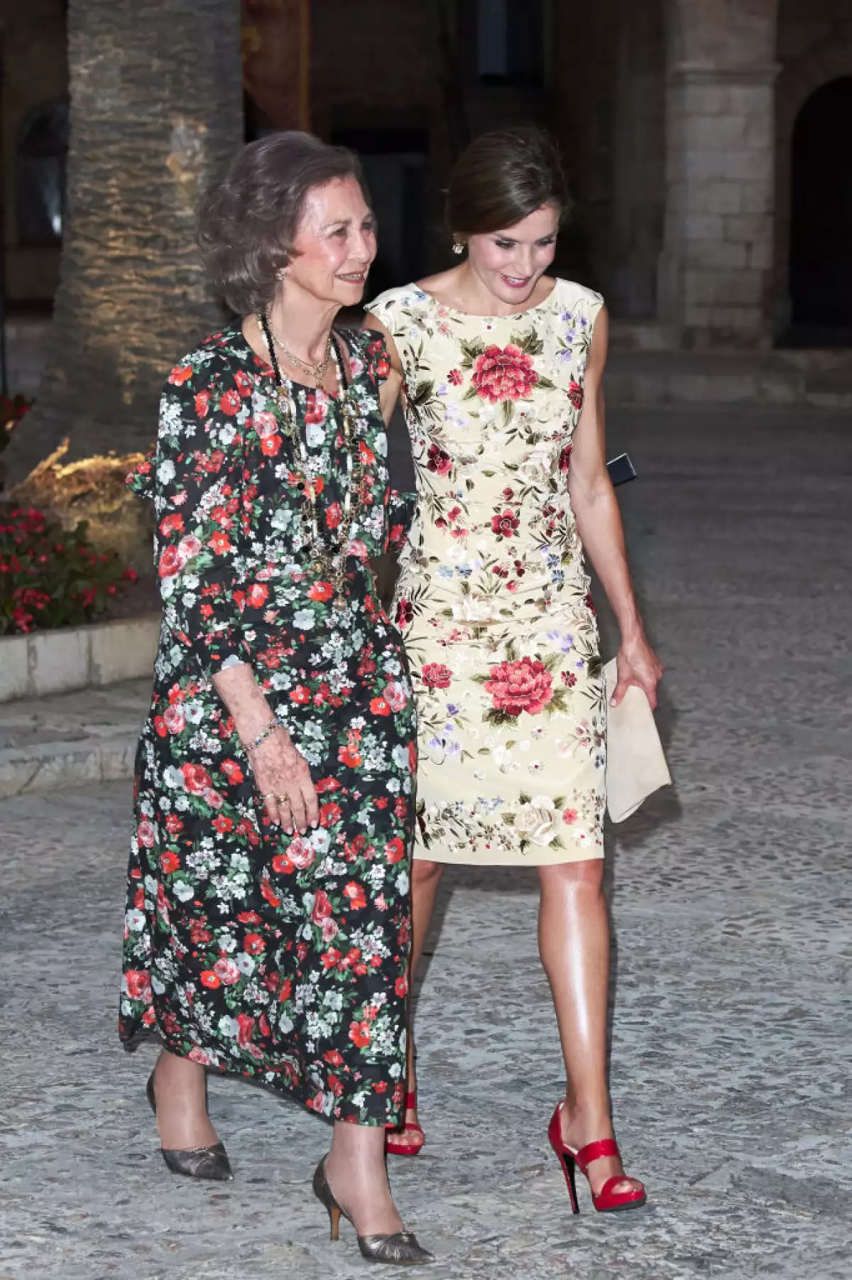 Reina Sofía y Letizia de España 