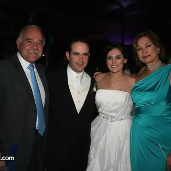Alejandro González Alcocer,Alejandro Zapata,Marcela Suárez del Real de Zapata y Rosalba de González Alcocer