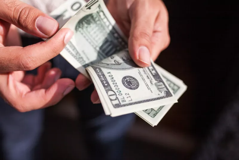 Usa dollars in hands