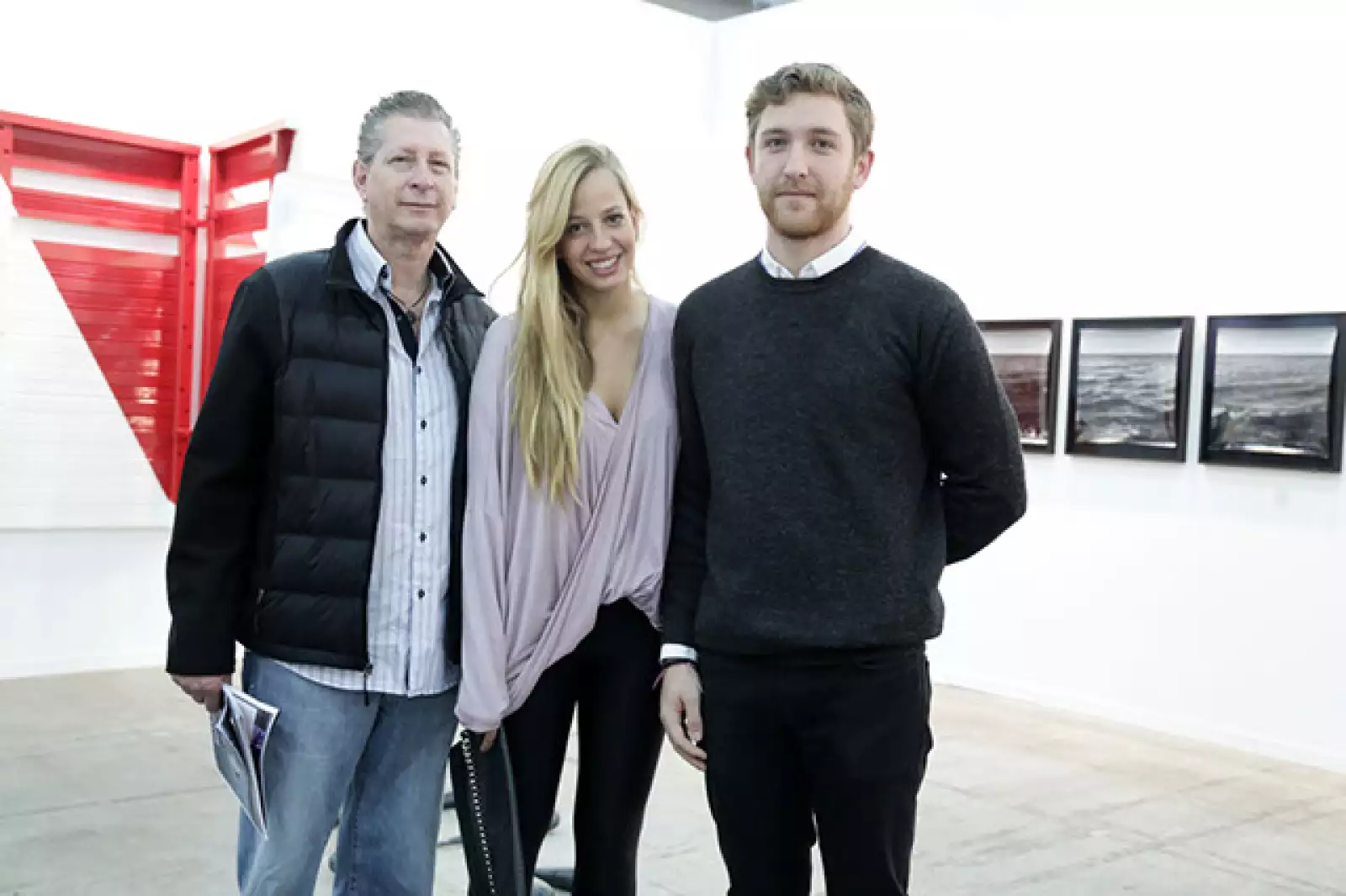 Rodolfo Oscóz,Denisse Oscós y Alberto Vivar