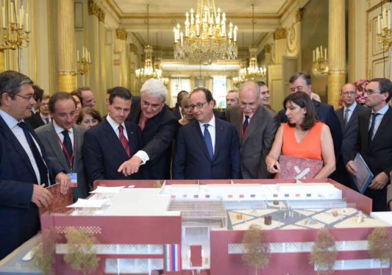Maqueta de la Casa Mexicana que se construirá en París
