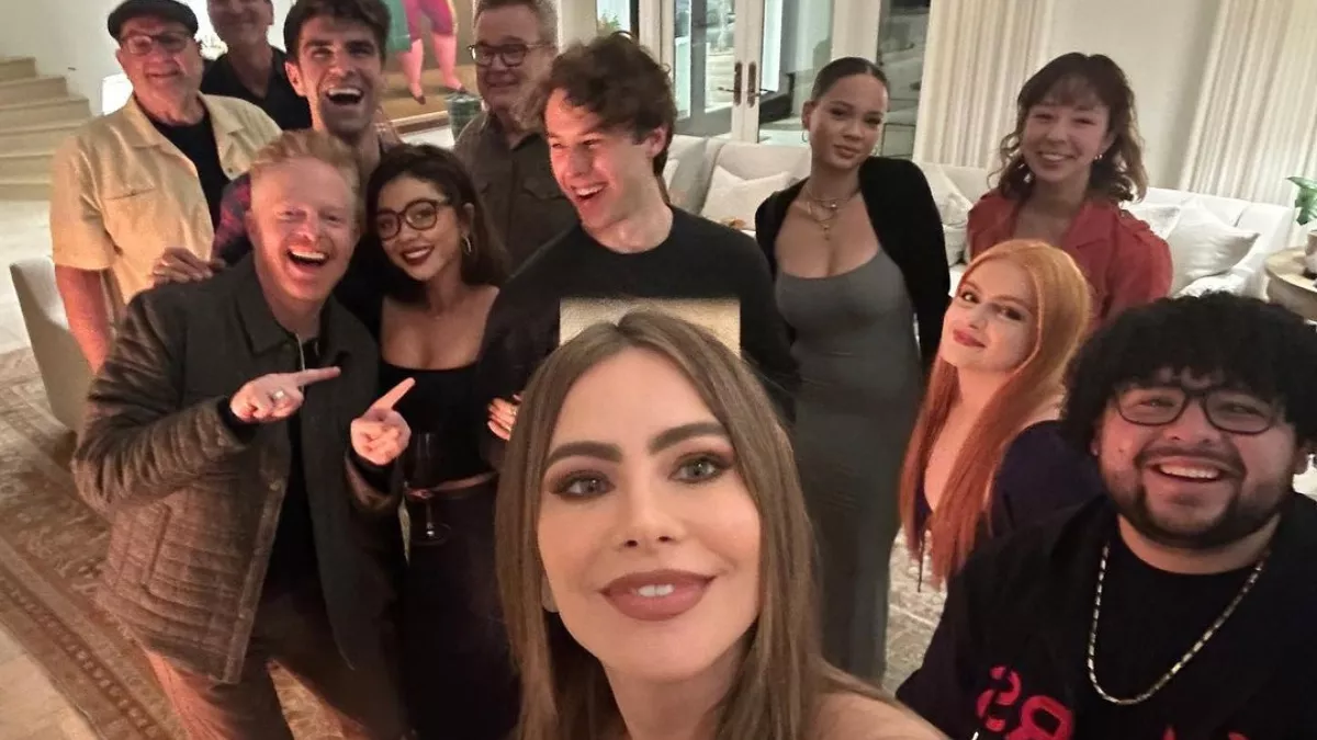 Sofia Vergara organiza una reunión de Modern Family y solo faltó un integrante