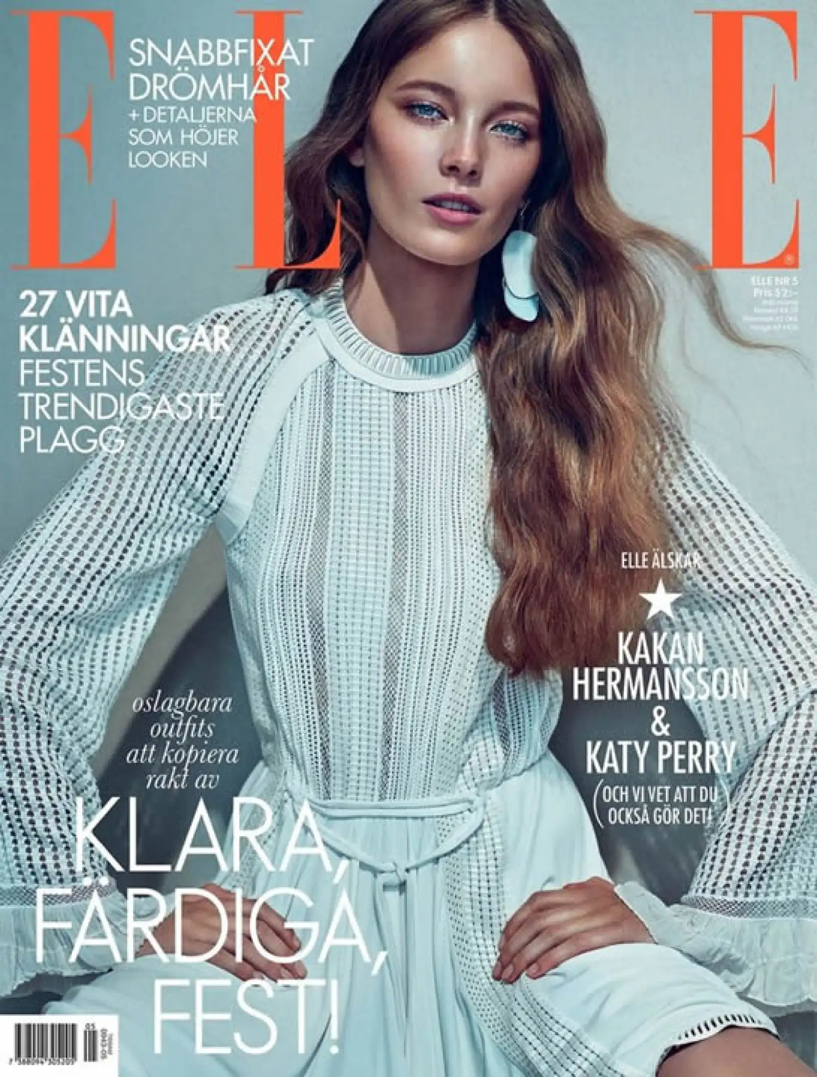 ELLE Suecia: Mildred Gustafsson fotografiada por Boe Marion.