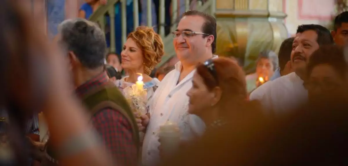 Karime Macías y Javier Duarte